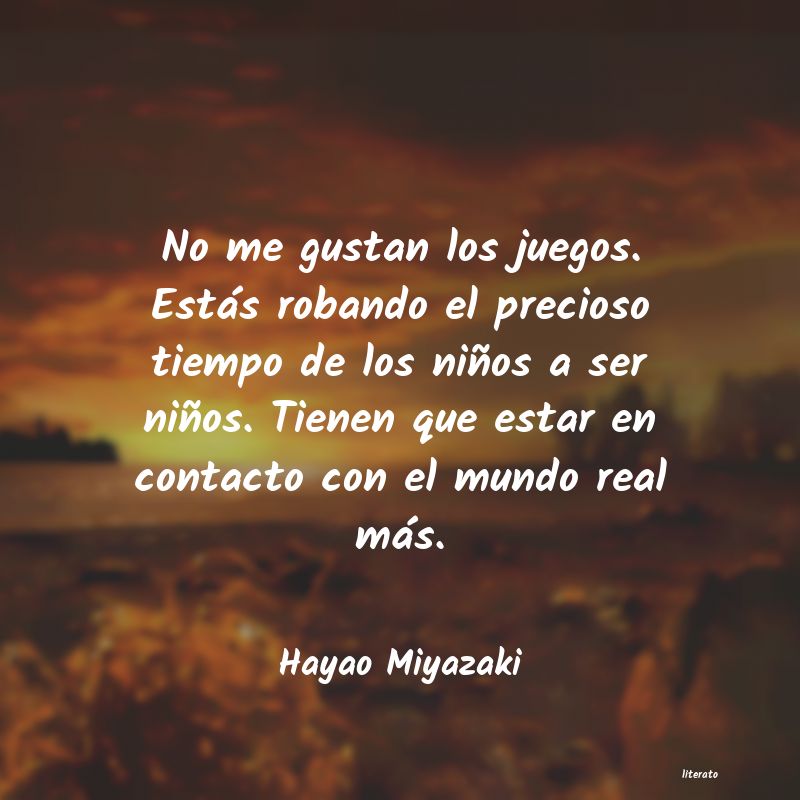 Frases de Hayao Miyazaki