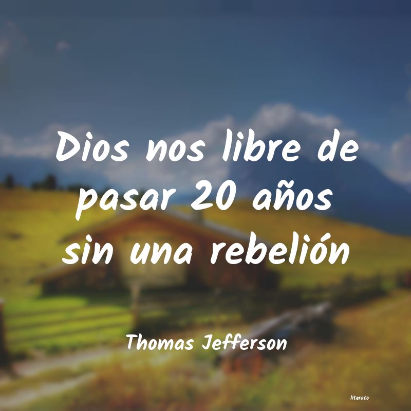 Frases de Thomas Jefferson