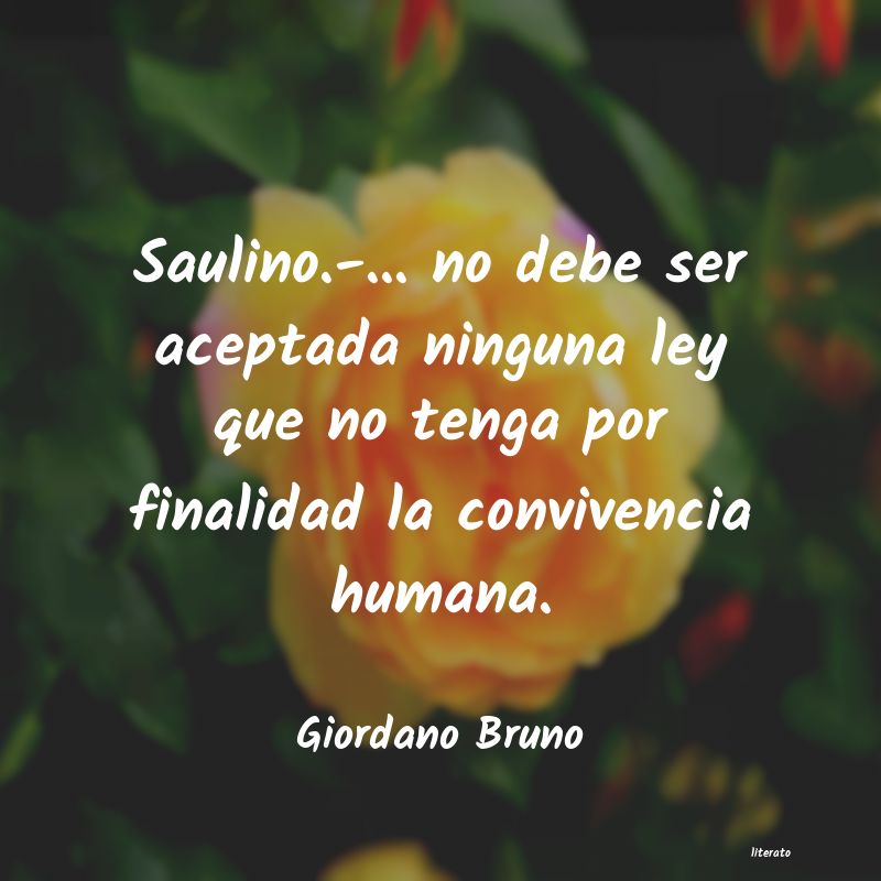 frases de Giordano Bruno