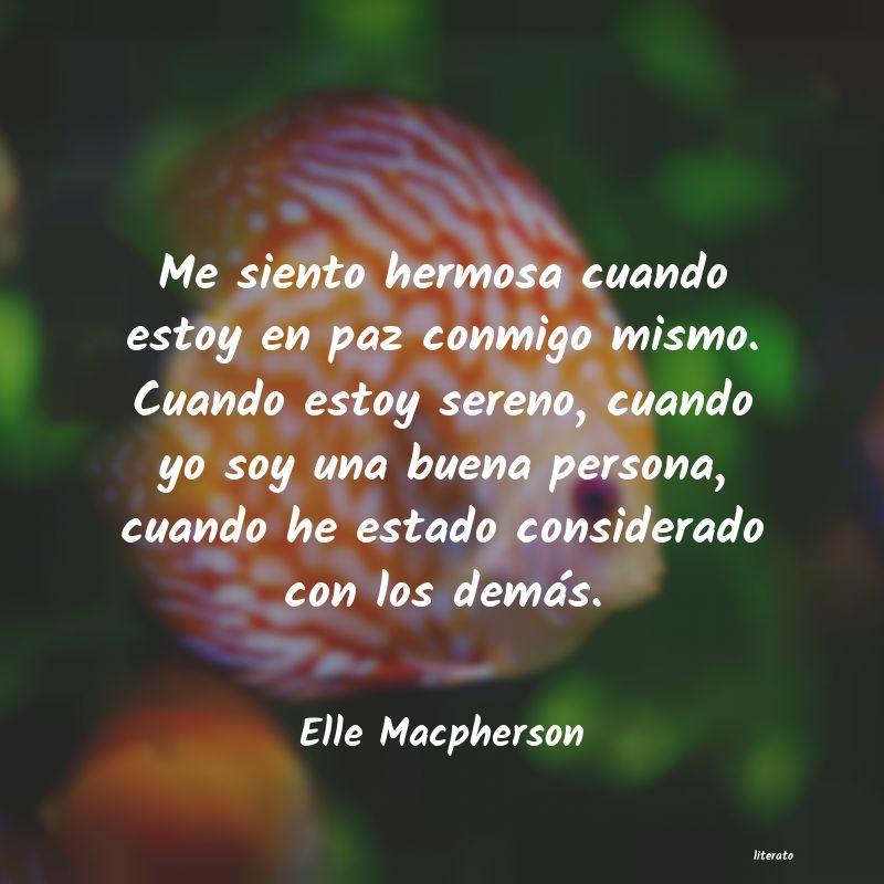 Frases de Elle Macpherson