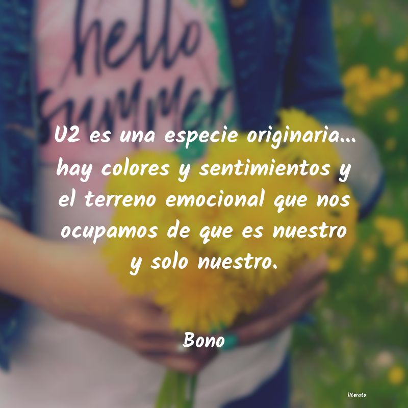 frases de Bono