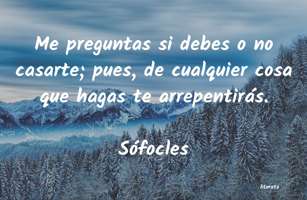 frases de Sófocles