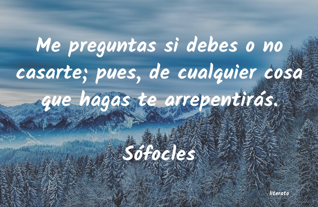 Frases de Sófocles