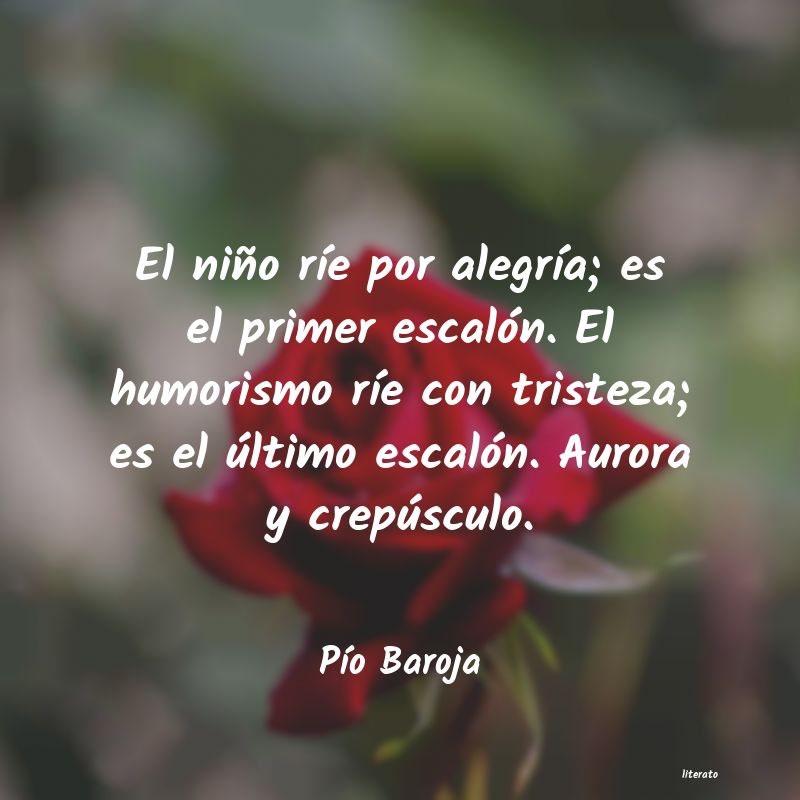 Frases de Pío Baroja