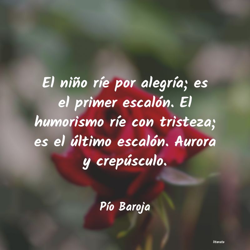 frases de PÃo Baroja