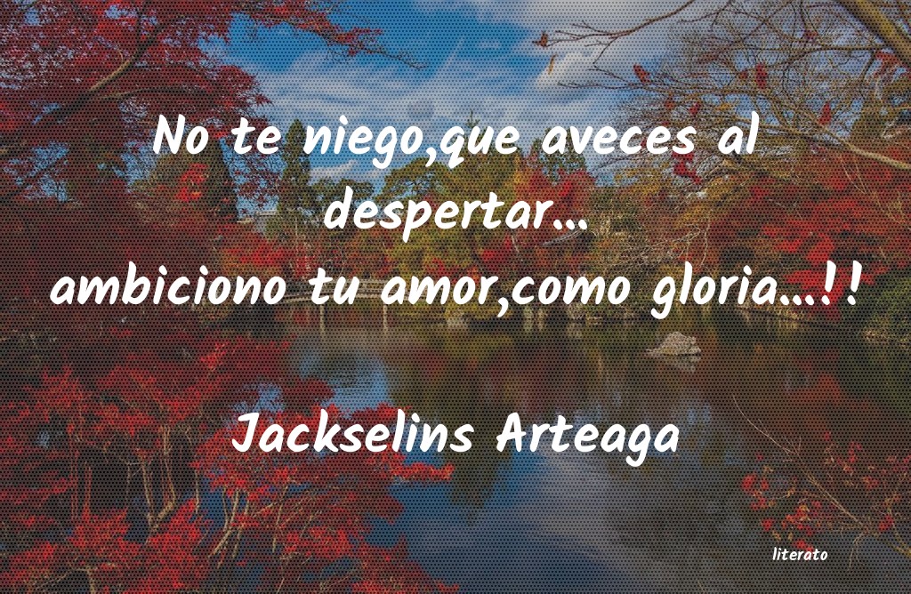 frases de Jackselins Arteaga