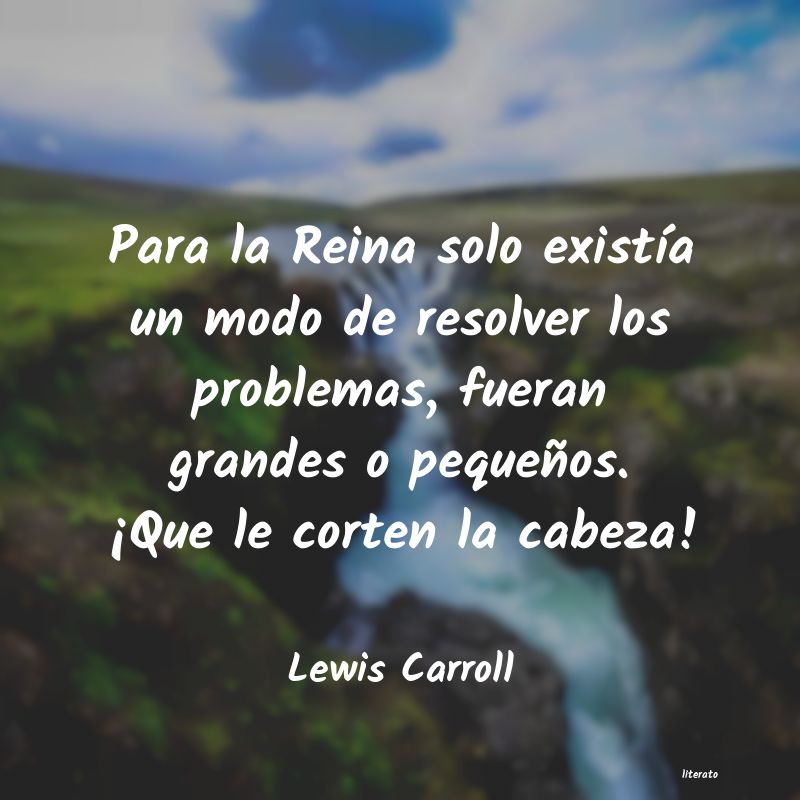 Frases de Lewis Carroll