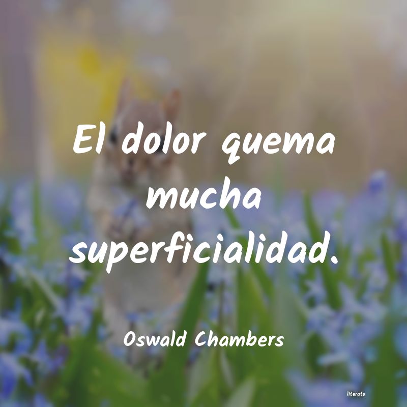 Frases de Oswald Chambers