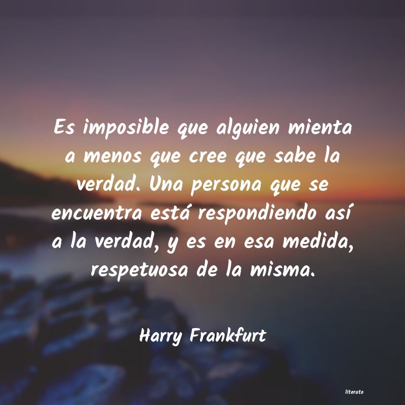 frases de Harry Frankfurt