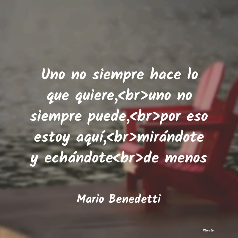 frases de Mario Benedetti