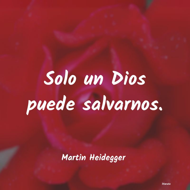 frases de Martin Heidegger