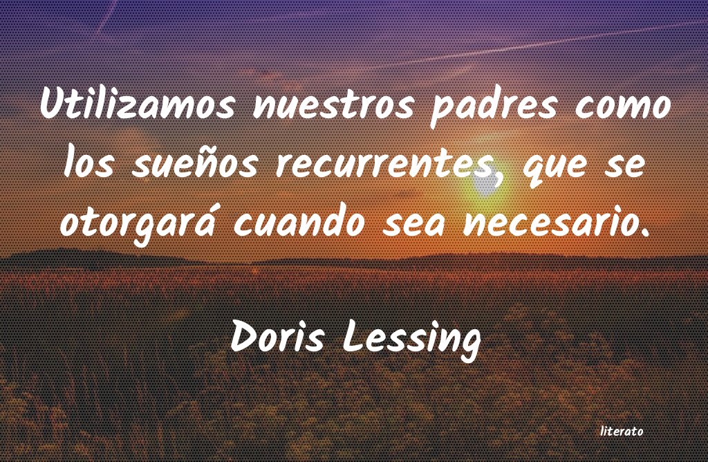 Frases de Doris Lessing