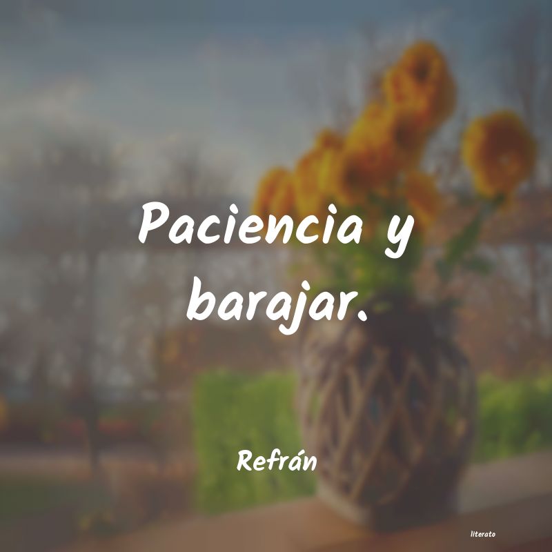 frases de Refrán