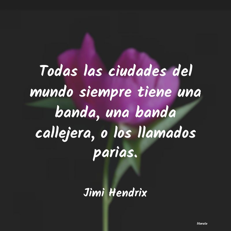 frases de Jimi Hendrix