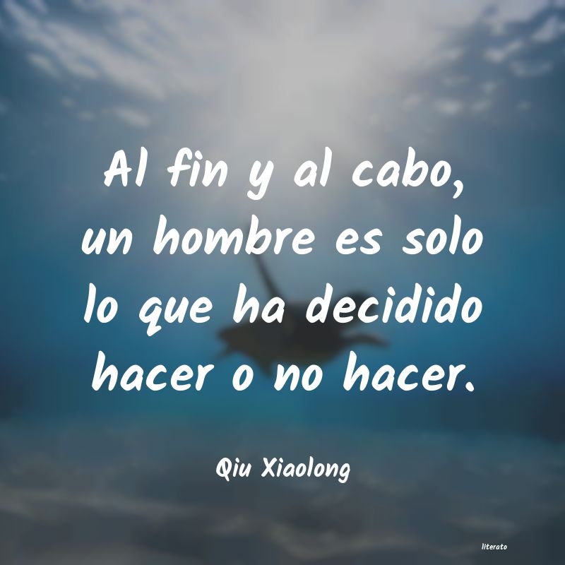 Frases de Qiu Xiaolong