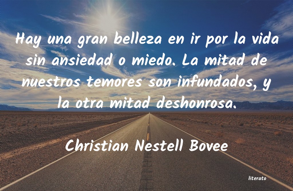 frases de Christian Nestell Bovee