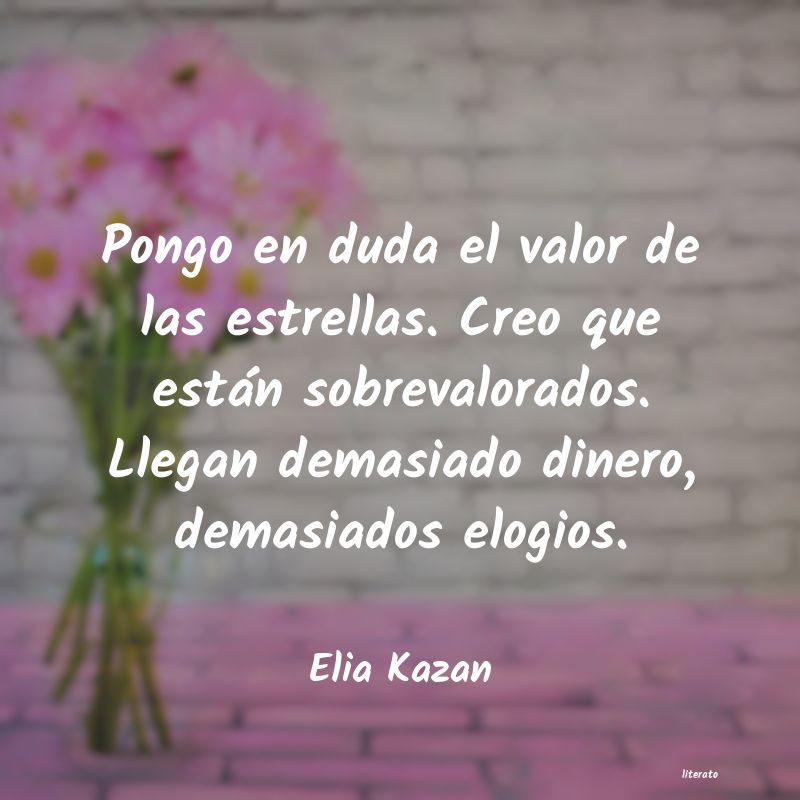 Frases de Elia Kazan