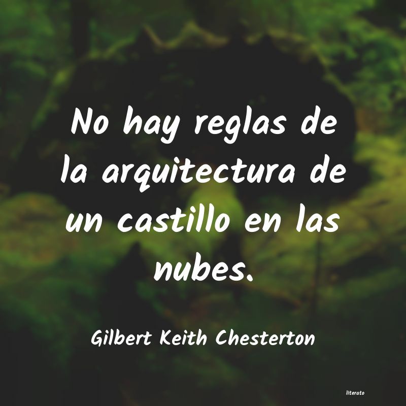 Frases de Gilbert Keith Chesterton