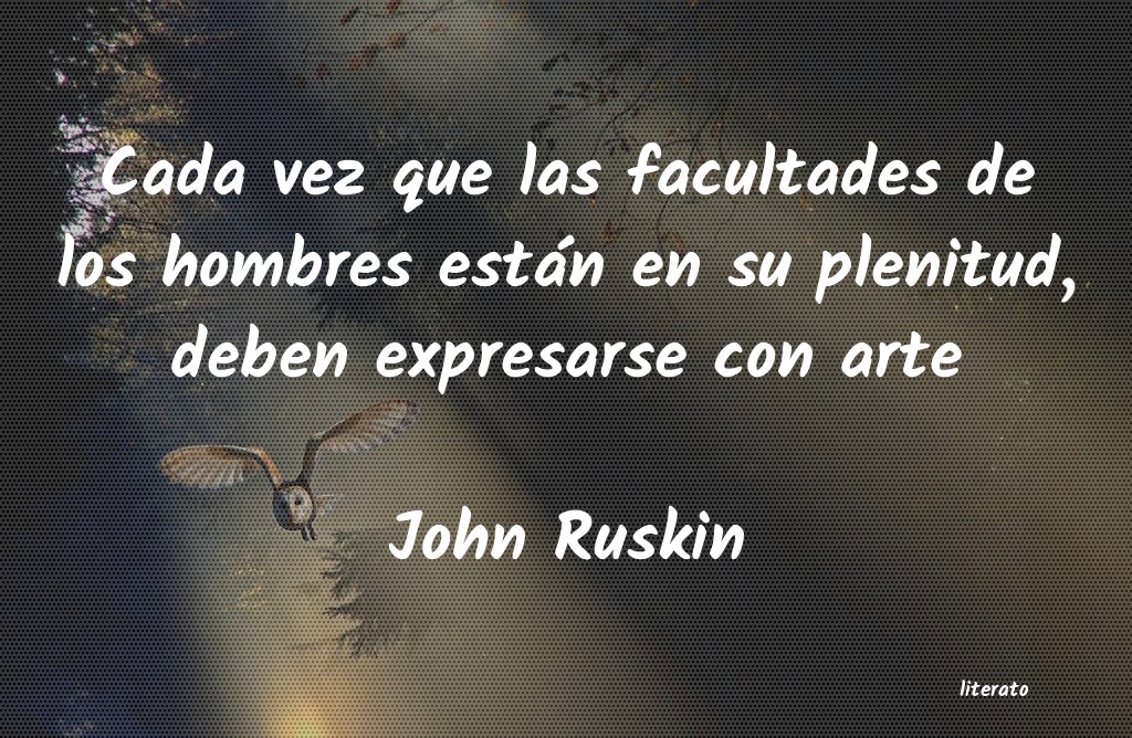 Frases de John Ruskin