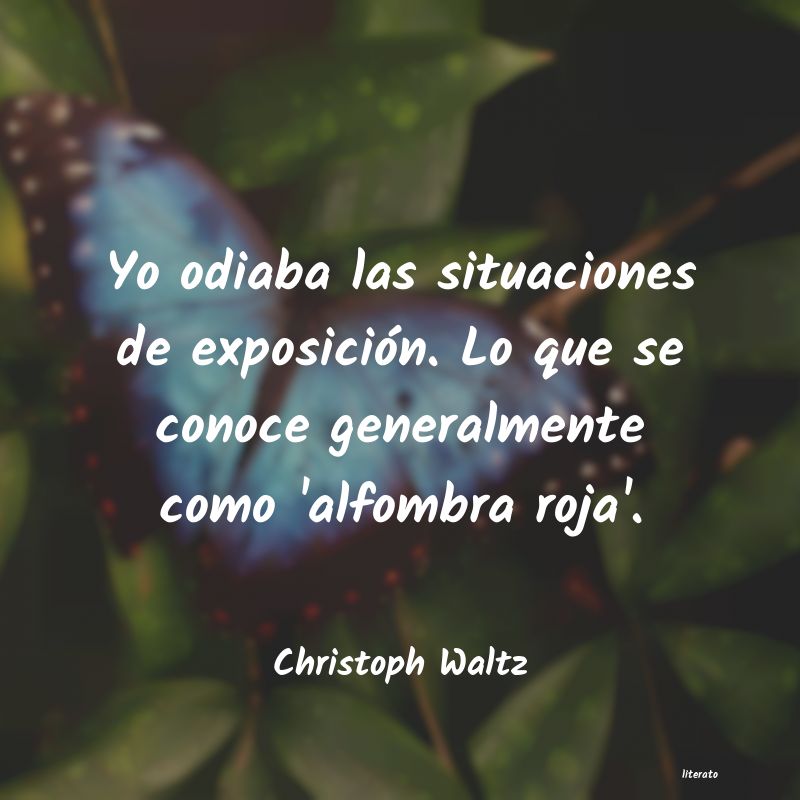 Frases de Christoph Waltz