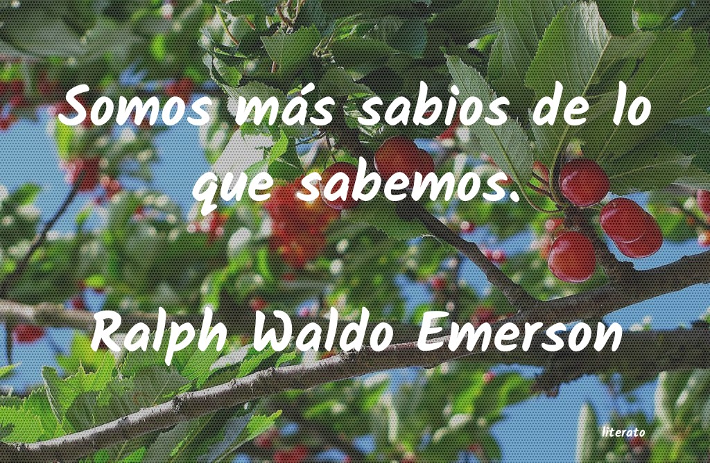 Frases de Ralph Waldo Emerson