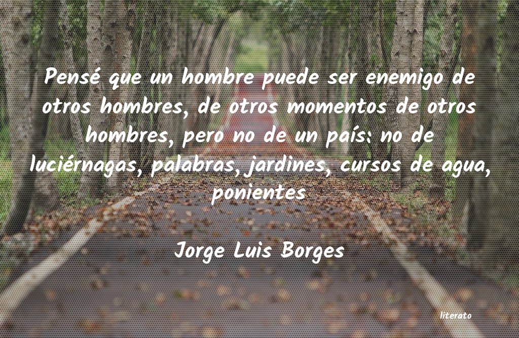 el enemigo borges