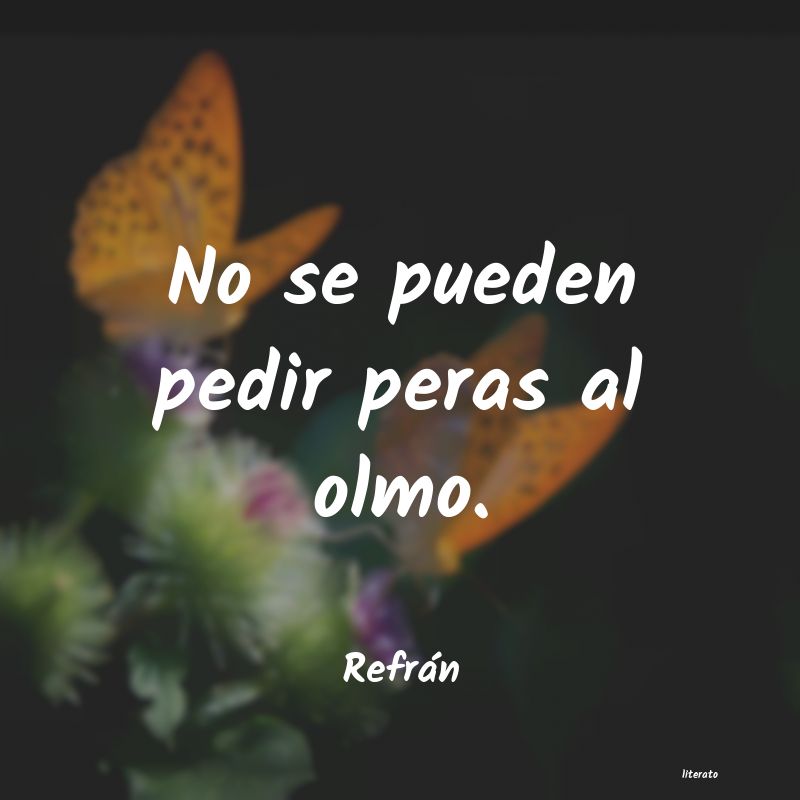 Frases de Refrán