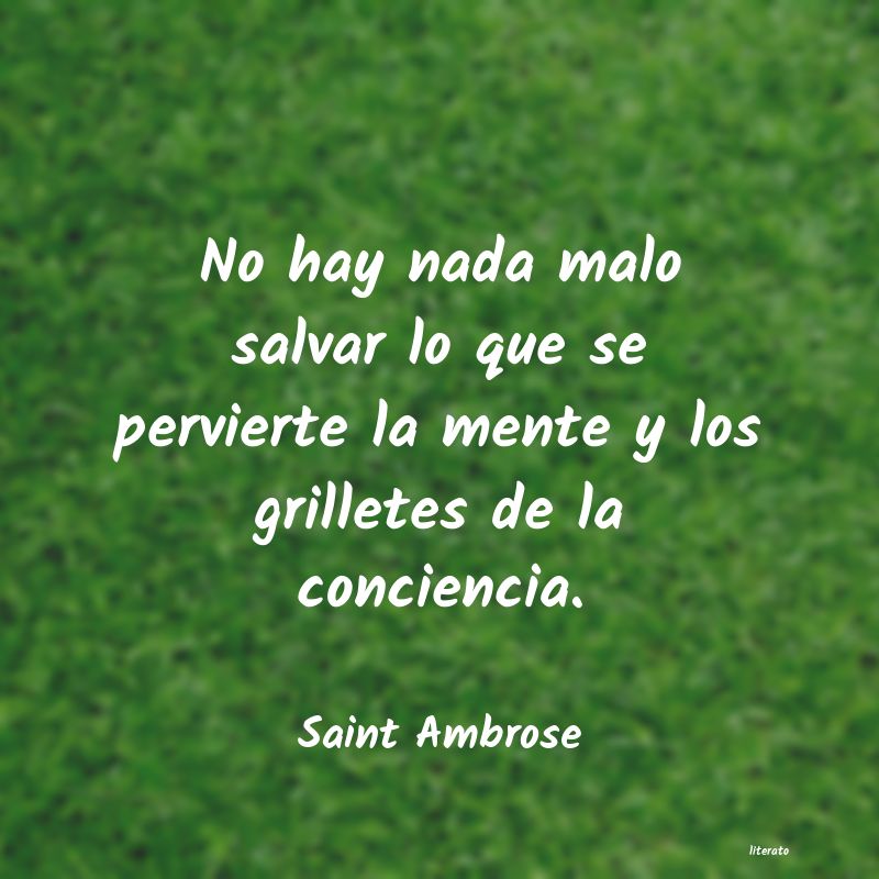 Frases de Saint Ambrose
