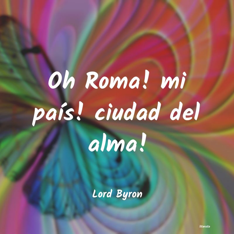 frases de Lord Byron