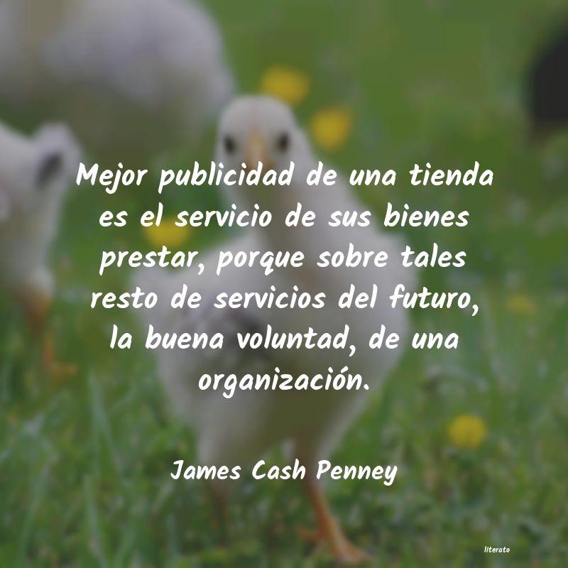 frases de James Cash Penney