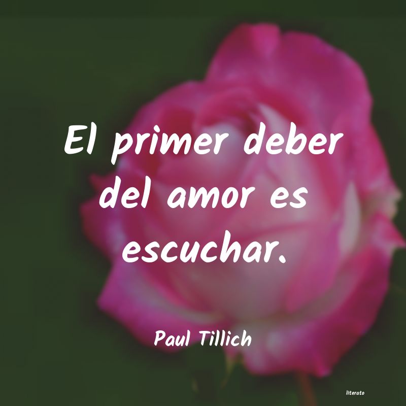 Frases de Paul Tillich