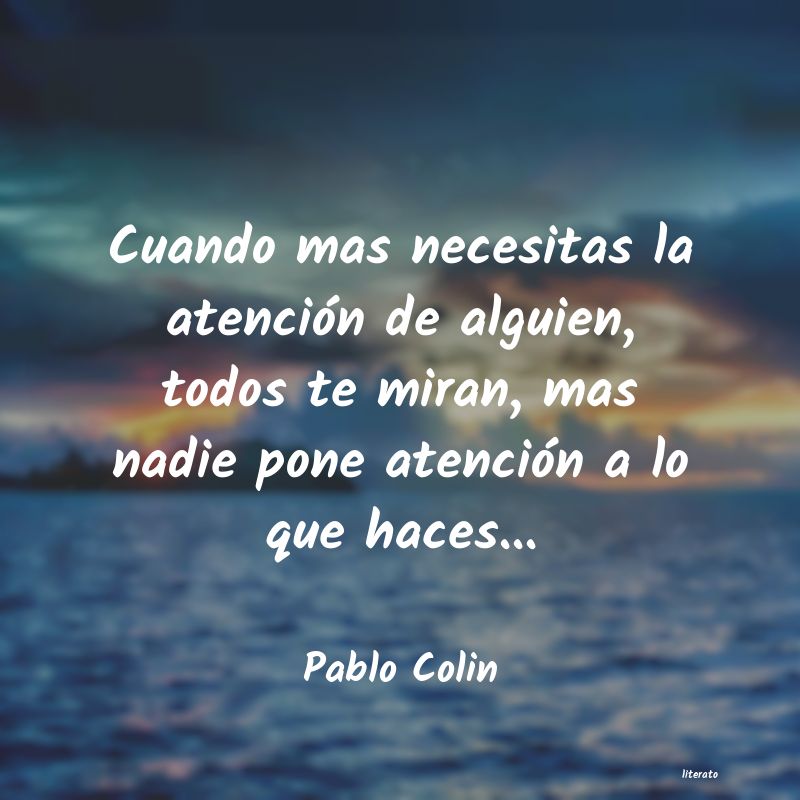 Frases de Pablo Colin