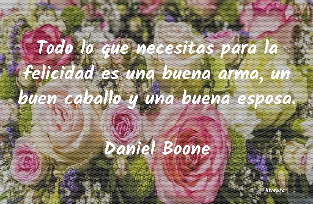 Frases de Daniel Boone