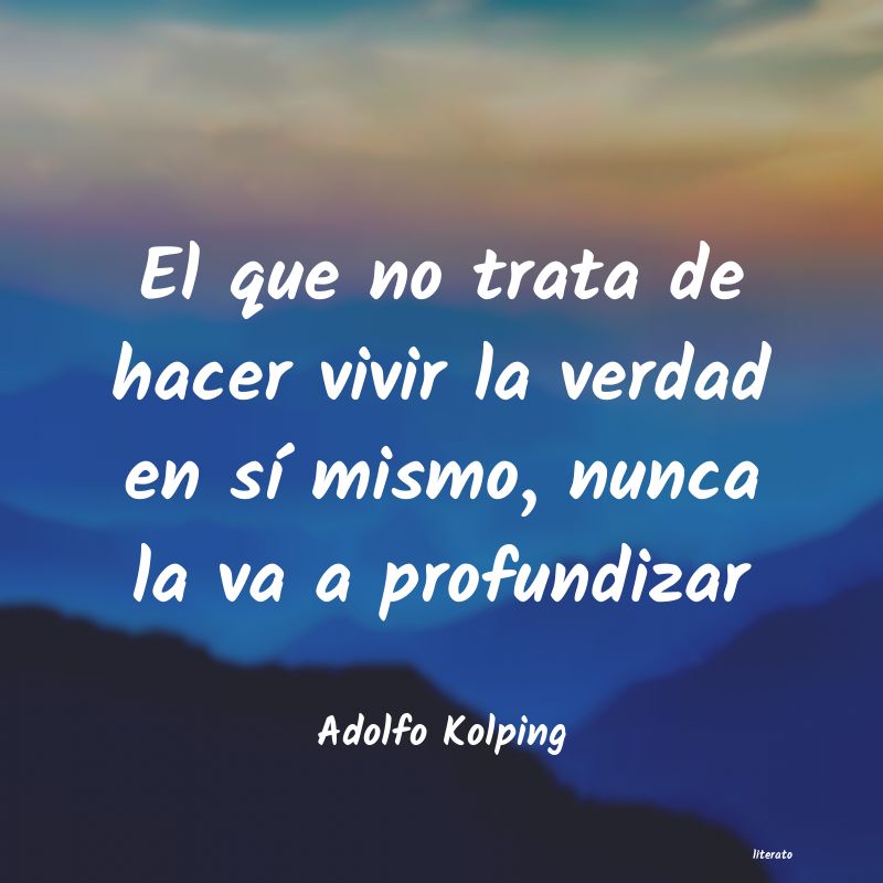 frases de Adolfo Kolping
