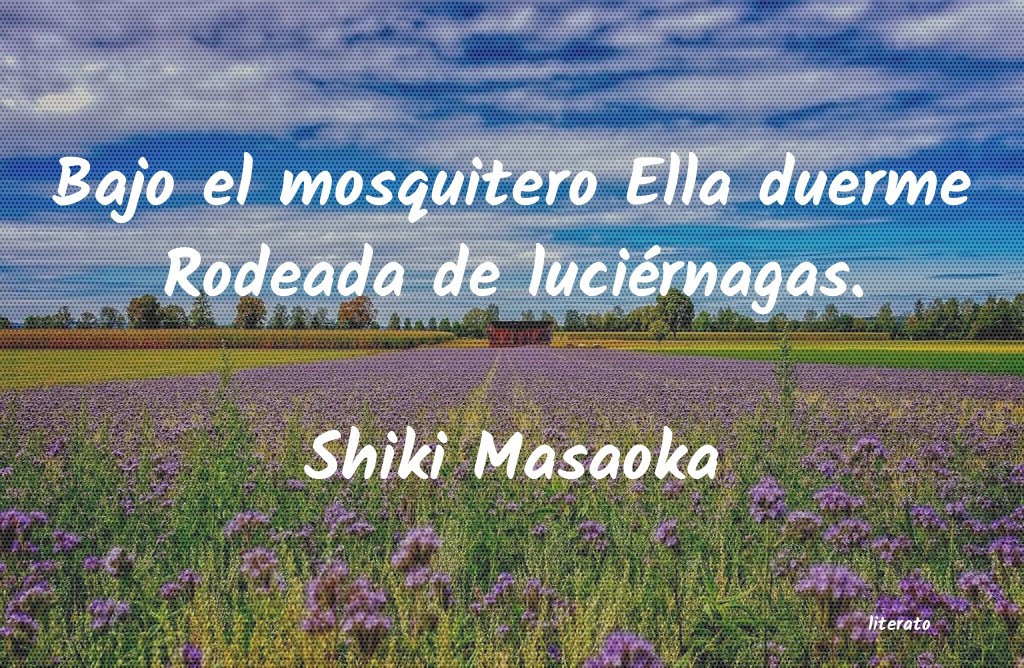 frases de Shiki Masaoka
