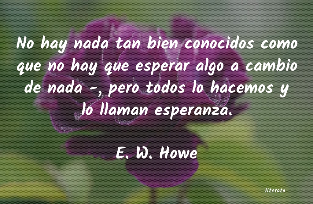 frases de E. W. Howe