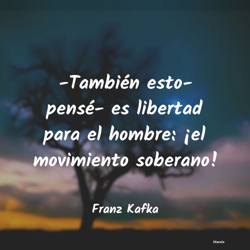 frases de Franz Kafka