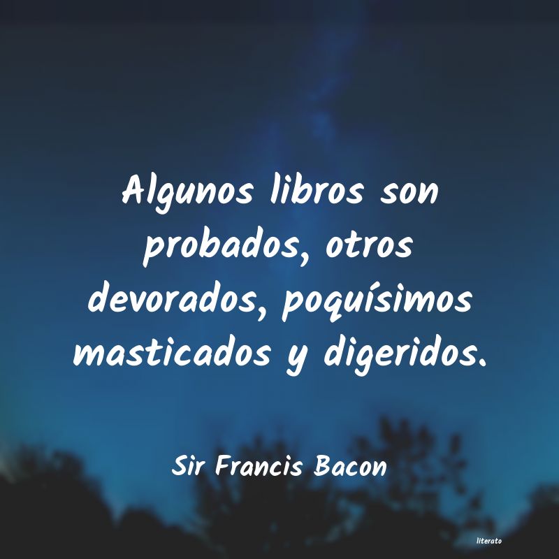 Frases de Sir Francis Bacon