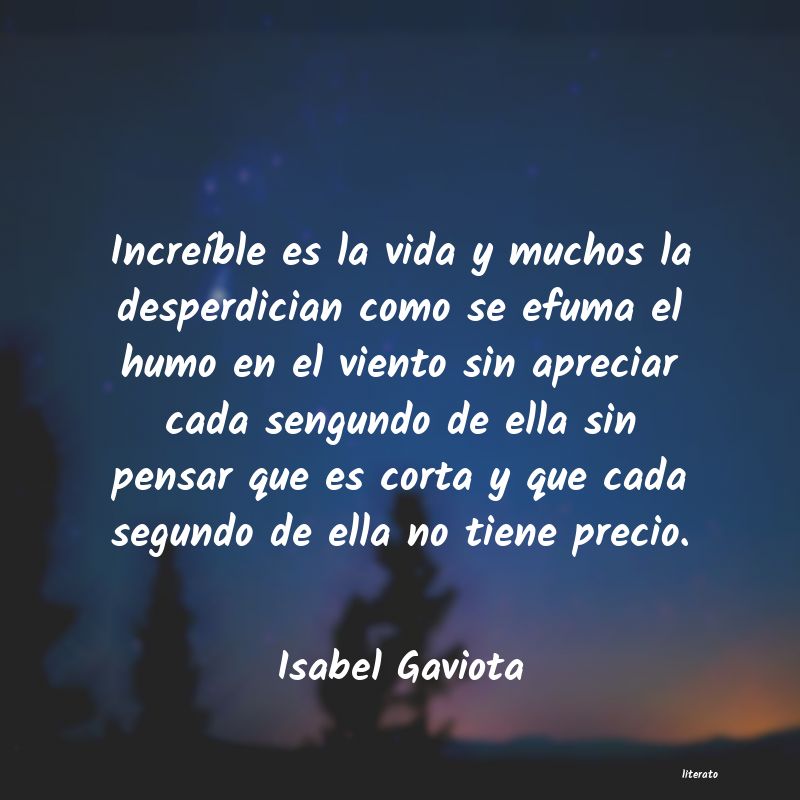 frases de Isabel Gaviota