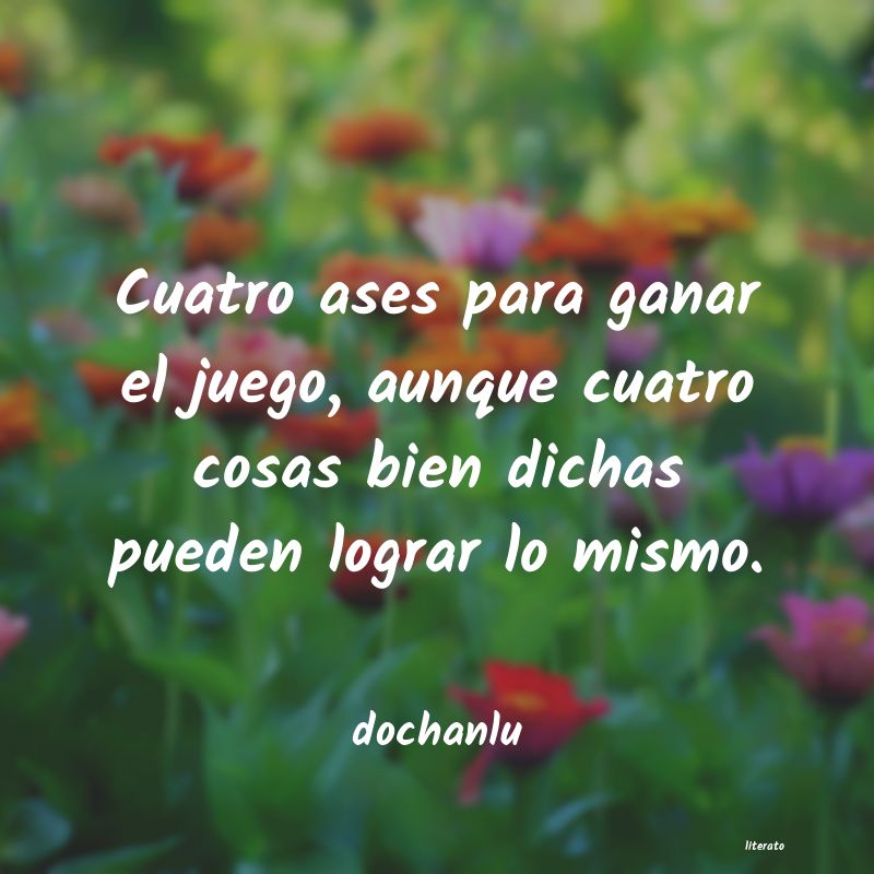 frases de dochanlu