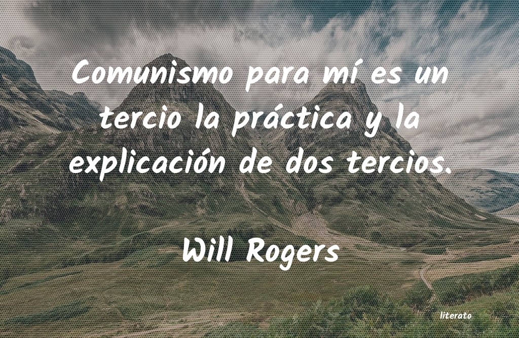 Frases de Will Rogers