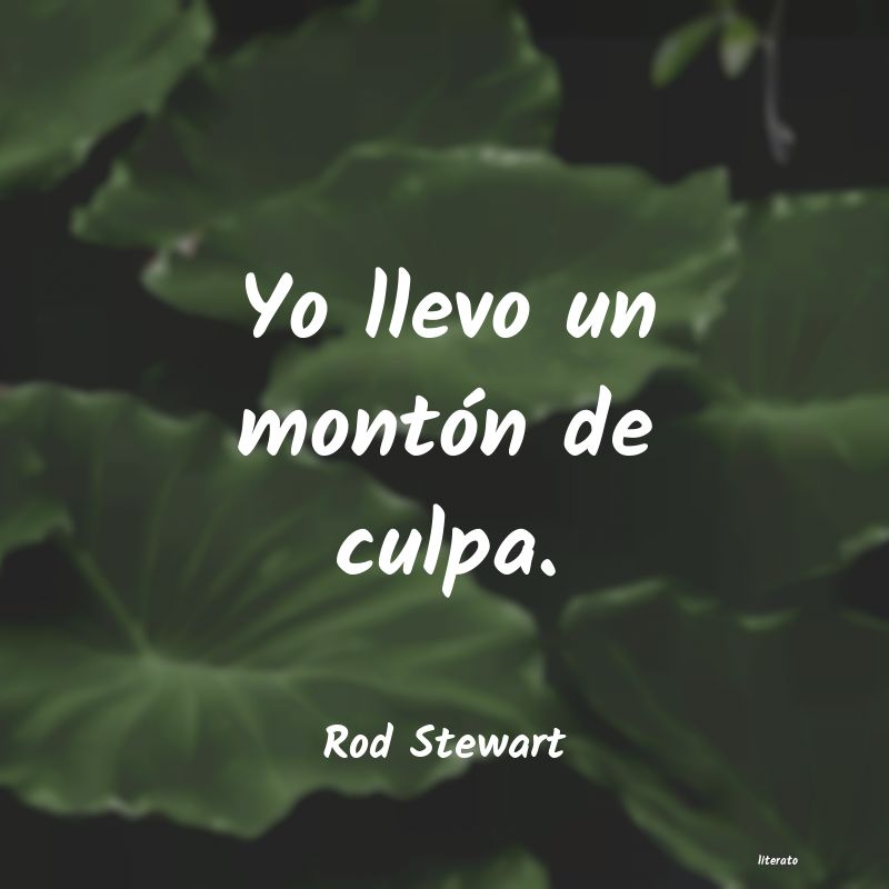frases de Rod Stewart
