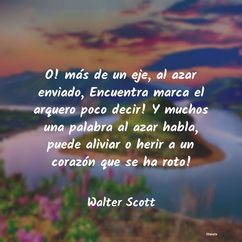 Frases de Walter Scott