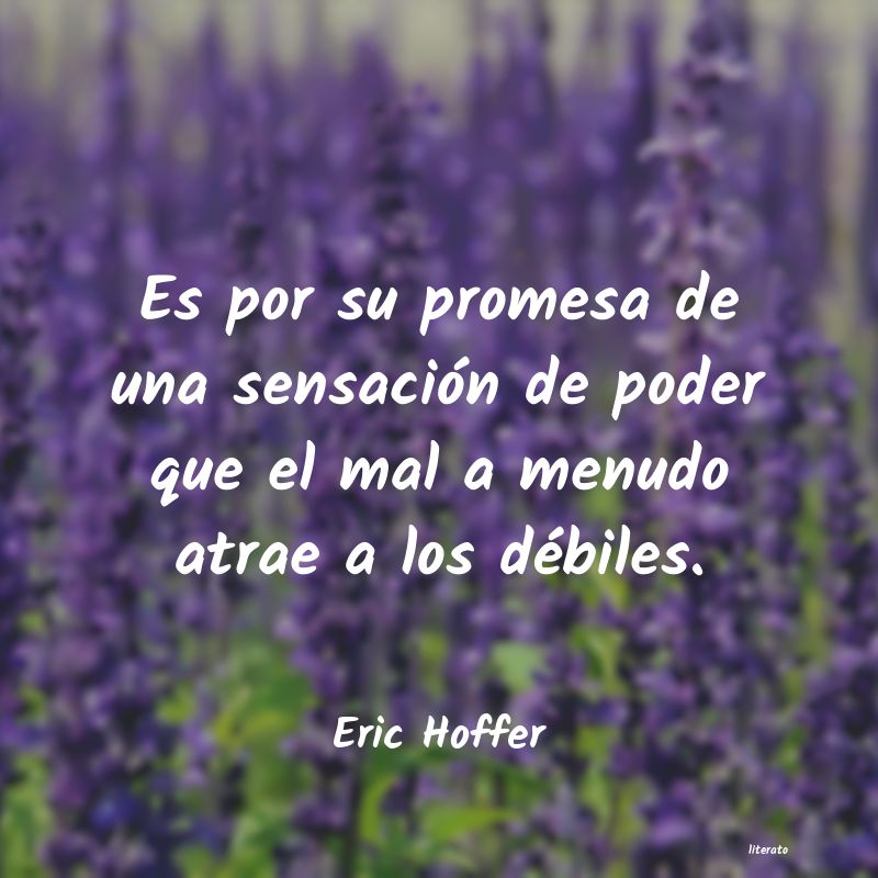 frases de Eric Hoffer
