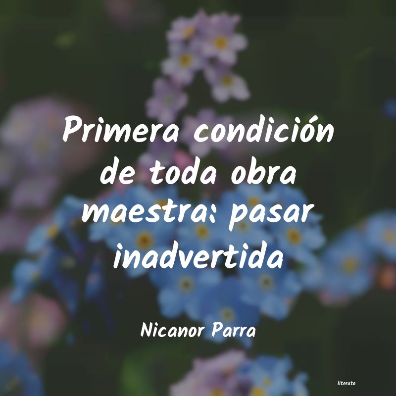 Frases de Nicanor Parra