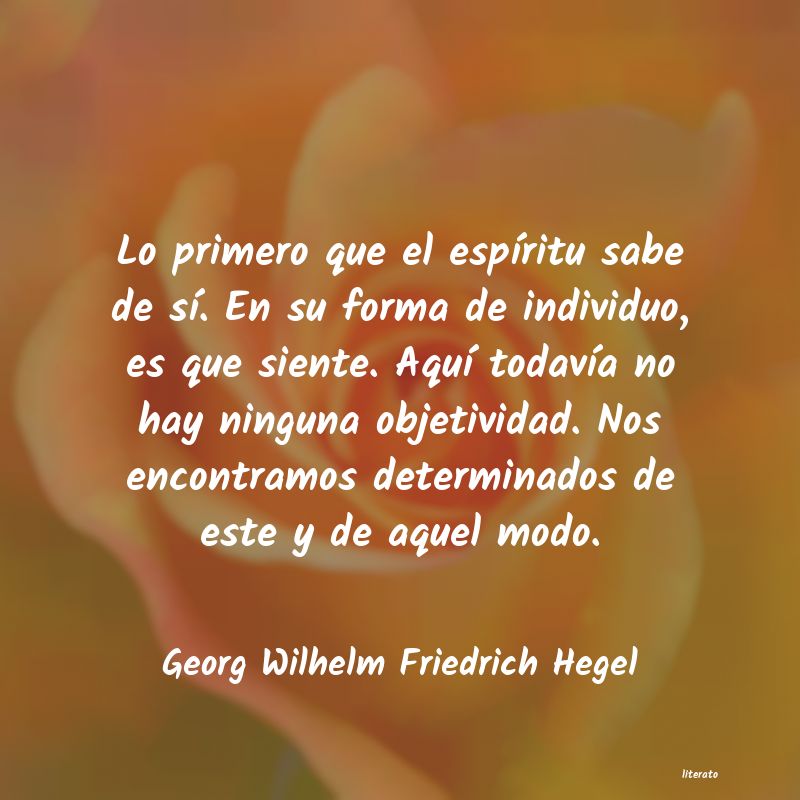 frases de Georg Wilhelm Friedrich Hegel