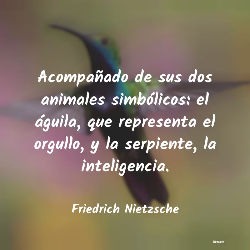 Friedrich Nietzsche: Acompañado de sus dos animale