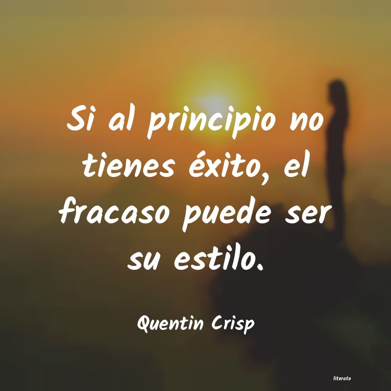 Frases de Quentin Crisp