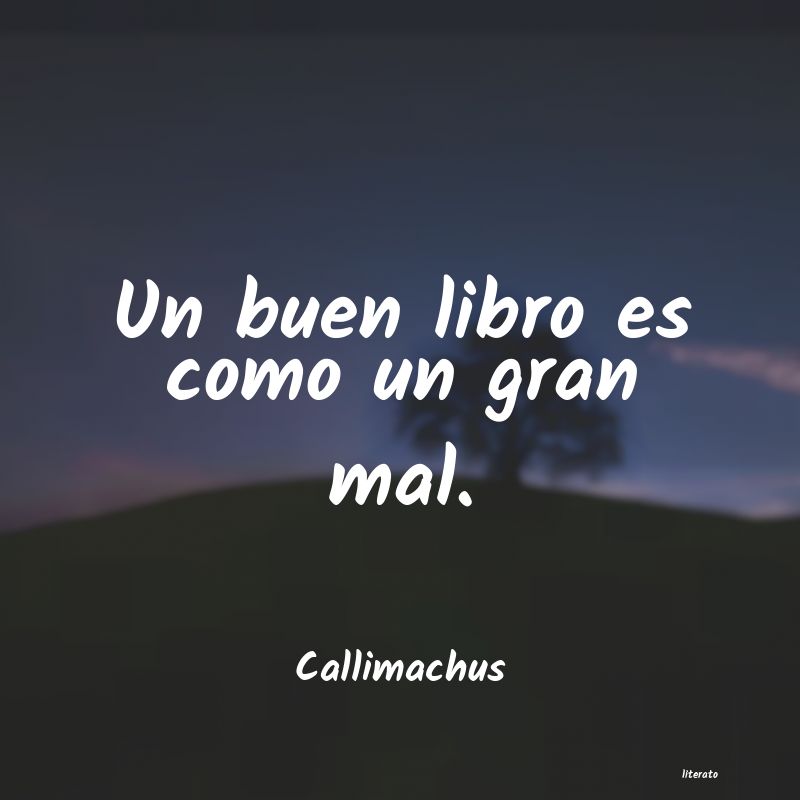 frases de Callimachus