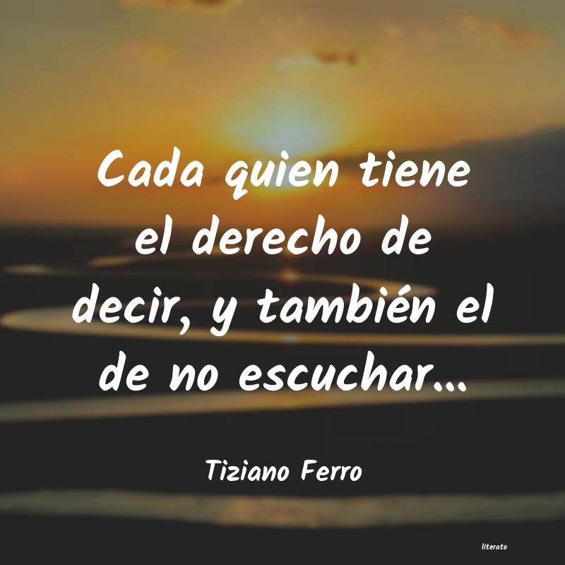 frases de Tiziano Ferro